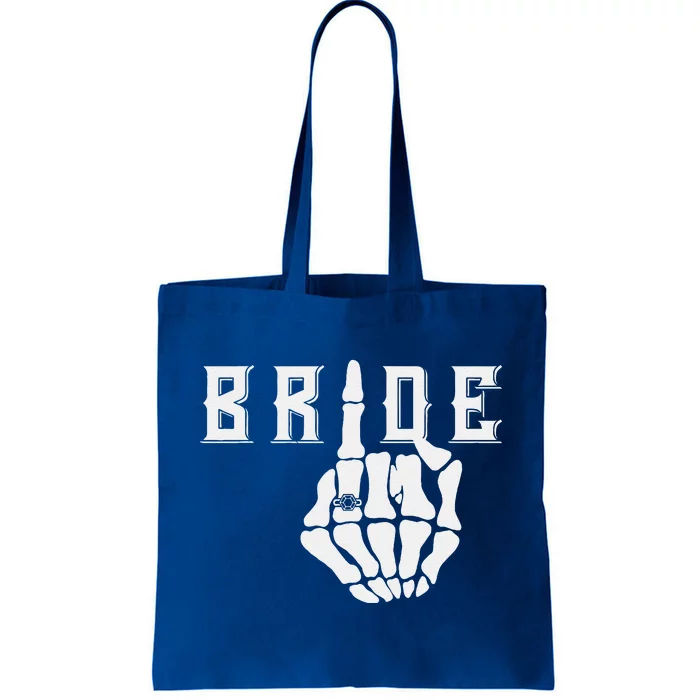 Halloween Wedding Bride Skeleton Bride Matching Tote Bag