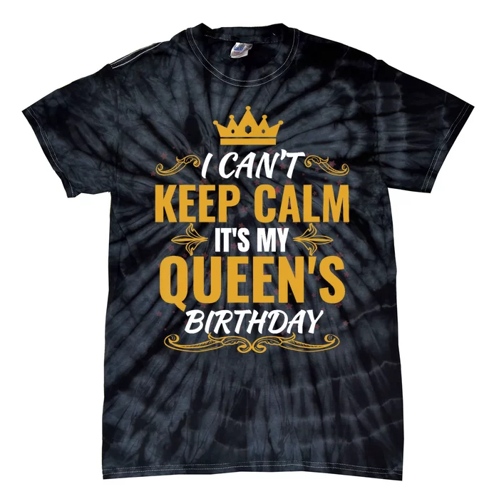 husband wife birthday Gift It's my Queen's Birthday Tie-Dye T-Shirt