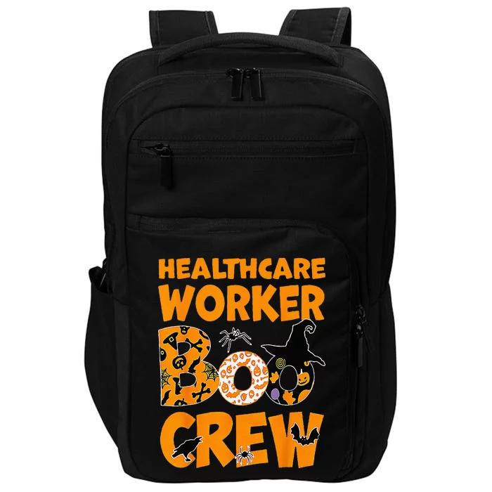 healthcare worker boo crew nurse halloween costume Impact Tech Backpack