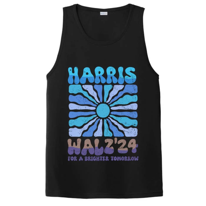 Harris Walz24 Brighter Tomorrow Meaningful Gift Performance Tank