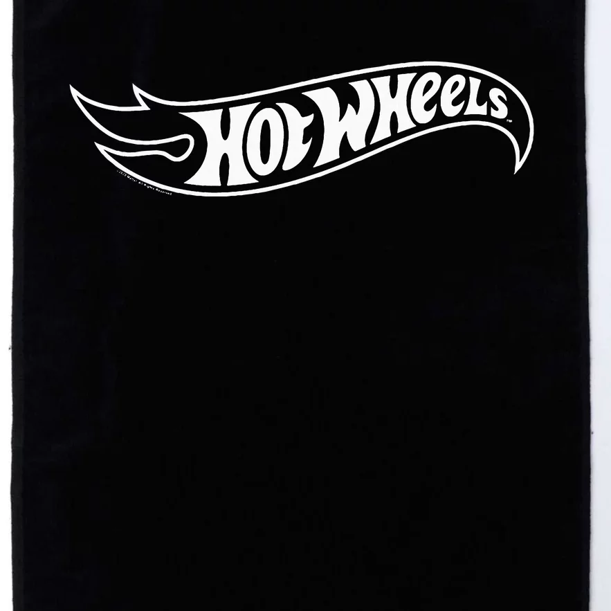 Hot Wheel Black Flame Logo Platinum Collection Golf Towel