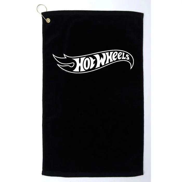 Hot Wheel Black Flame Logo Platinum Collection Golf Towel