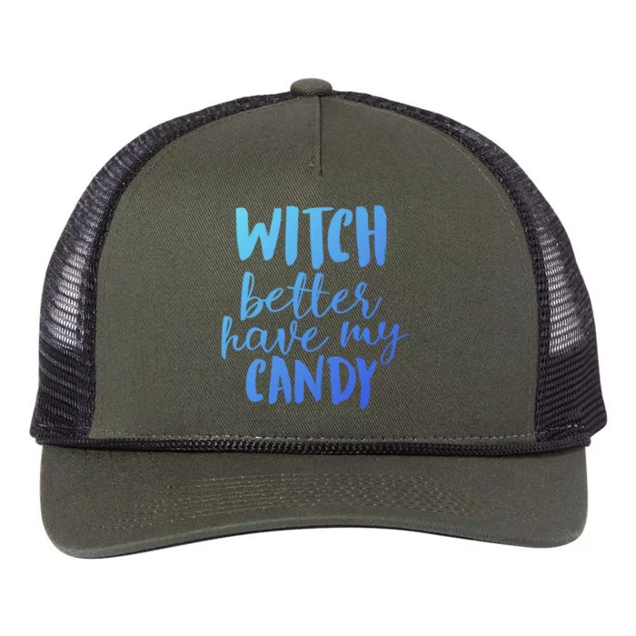 Halloween Witch Better Have My Candy Abh049 Gift Retro Rope Trucker Hat Cap