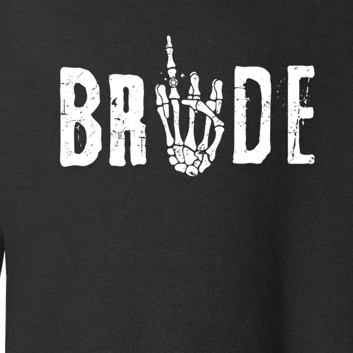 Halloween Wedding Bride Groom Skeleton Till Death Matching Toddler Sweatshirt