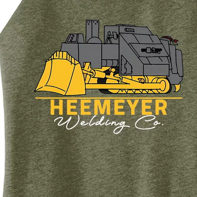 Heemeyer Welding Company Bulldozer Equipment Heavy Machinery Women’s Perfect Tri Rocker Tank