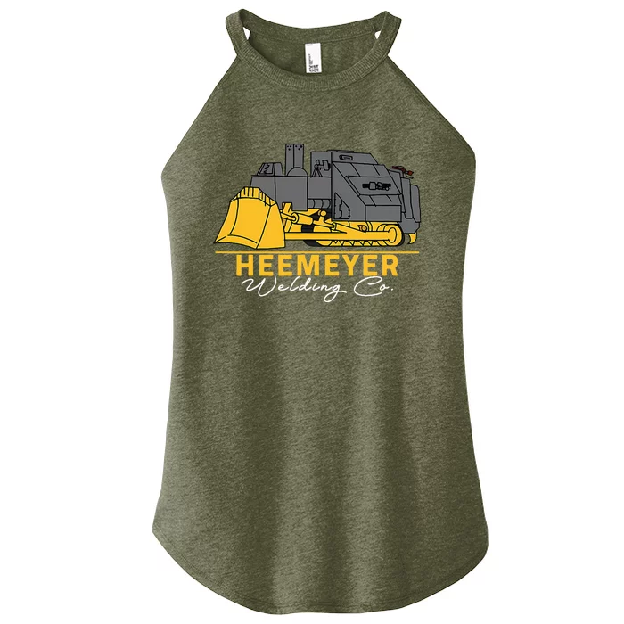 Heemeyer Welding Company Bulldozer Equipment Heavy Machinery Women’s Perfect Tri Rocker Tank