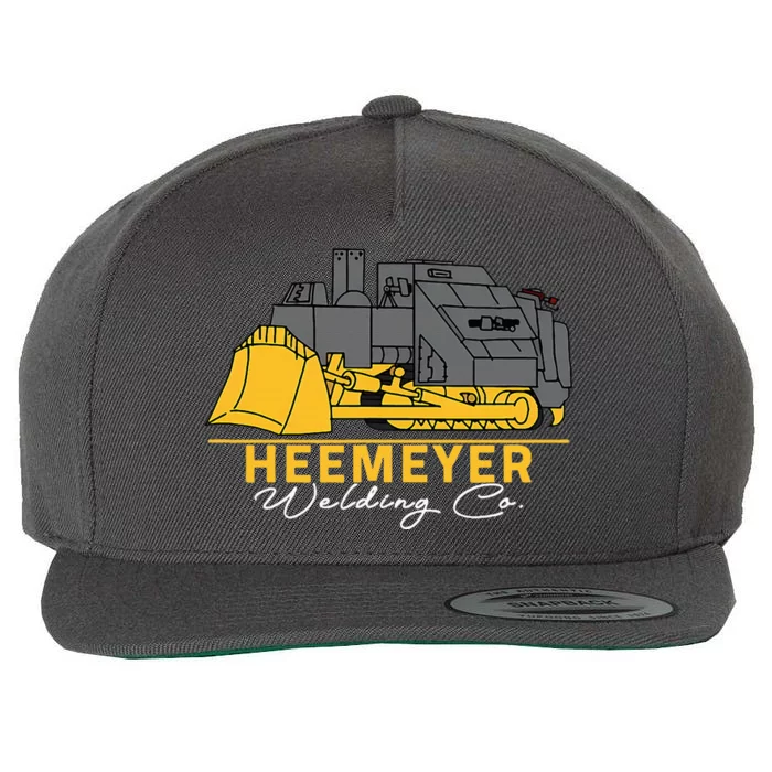 Heemeyer Welding Company Bulldozer Equipment Heavy Machinery Wool Snapback Cap