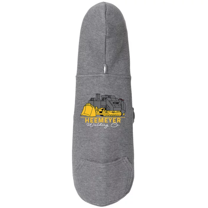 Heemeyer Welding Company Bulldozer Equipment Heavy Machinery Doggie 3-End Fleece Hoodie