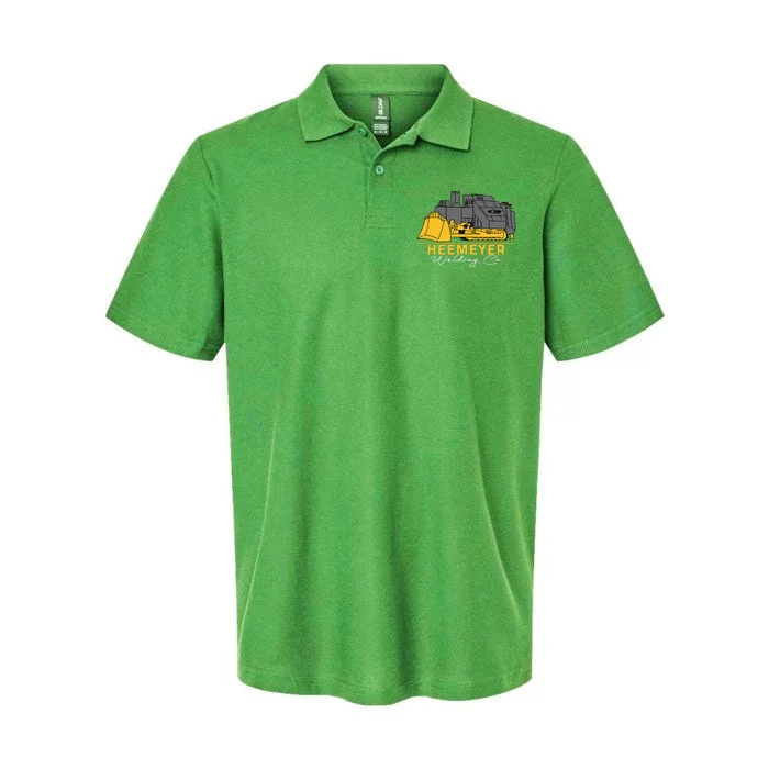 Heemeyer Welding Company Bulldozer Equipment Heavy Machinery Softstyle Adult Sport Polo