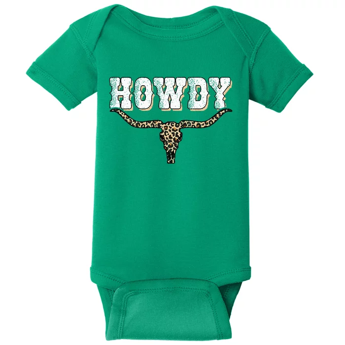 Howdy Western Country Southern Baby Bodysuit