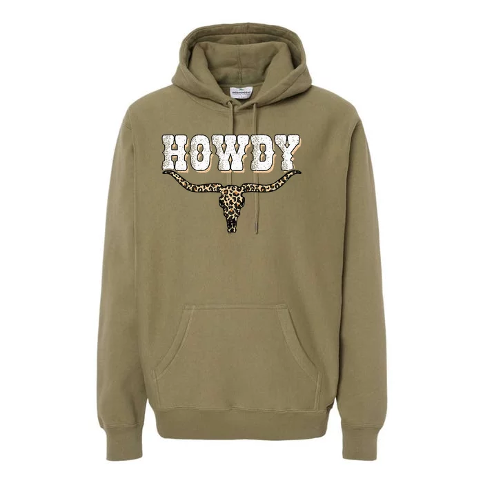 Howdy Western Country Southern Premium Hoodie