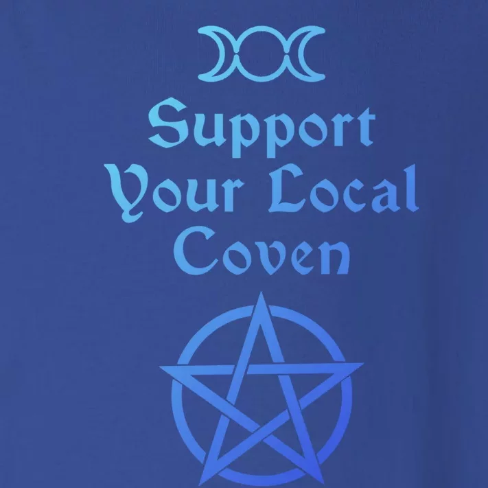 Halloween Witch Costume Support Your Local Coven Funny Gift Toddler Long Sleeve Shirt