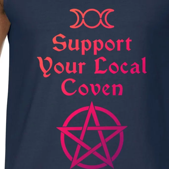 Halloween Witch Costume Support Your Local Coven Funny Gift Comfort Colors® Tank Top