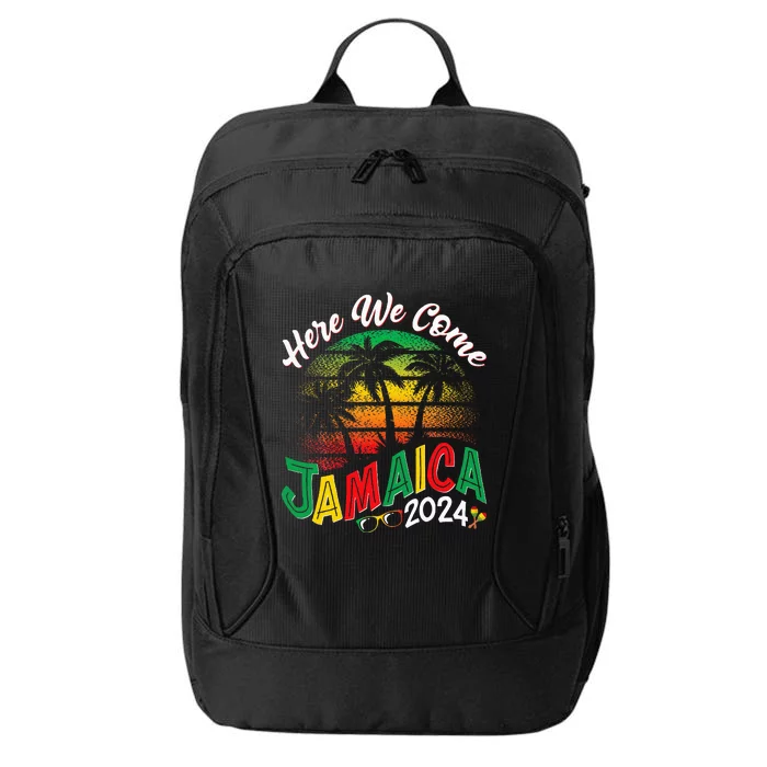 Here We Come Jamaica 2024 Trip Family Summer Vacation City Backpack