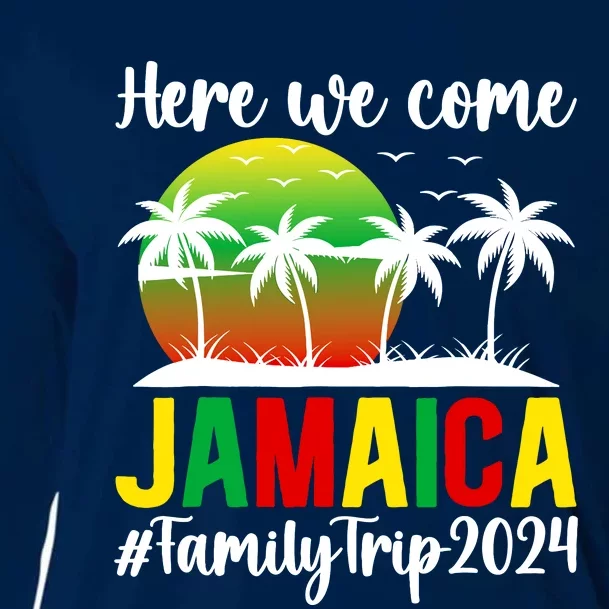 Here We Come Jamaica Family Trip 2024 Vacation Jamaica Cooling Performance Long Sleeve Crew