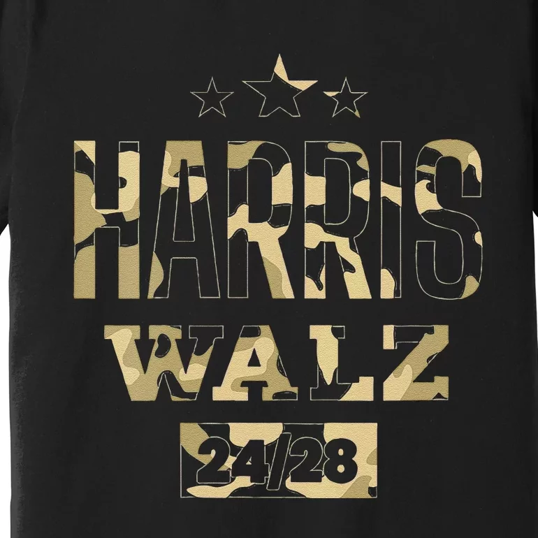 Harris Waltz Camo 2024 Premium T-Shirt