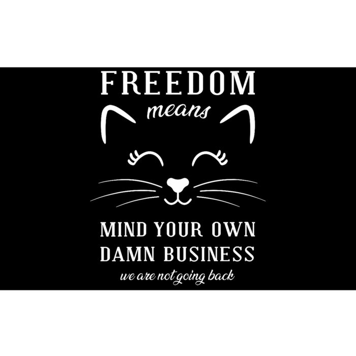 Harris Waltz Cat Lady Walz Mind Your Own Damn Business Bumper Sticker