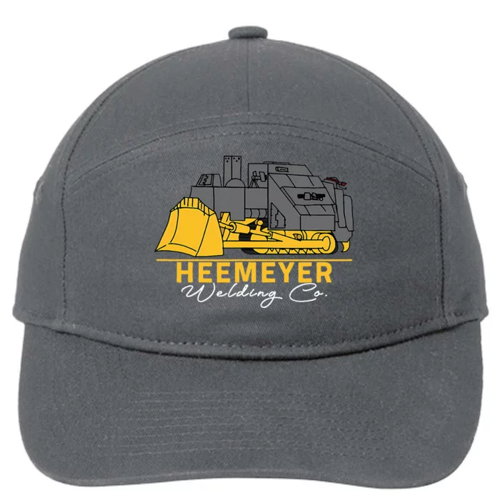 Heemeyer Welding Company Bulldozer Equipment 7-Panel Snapback Hat