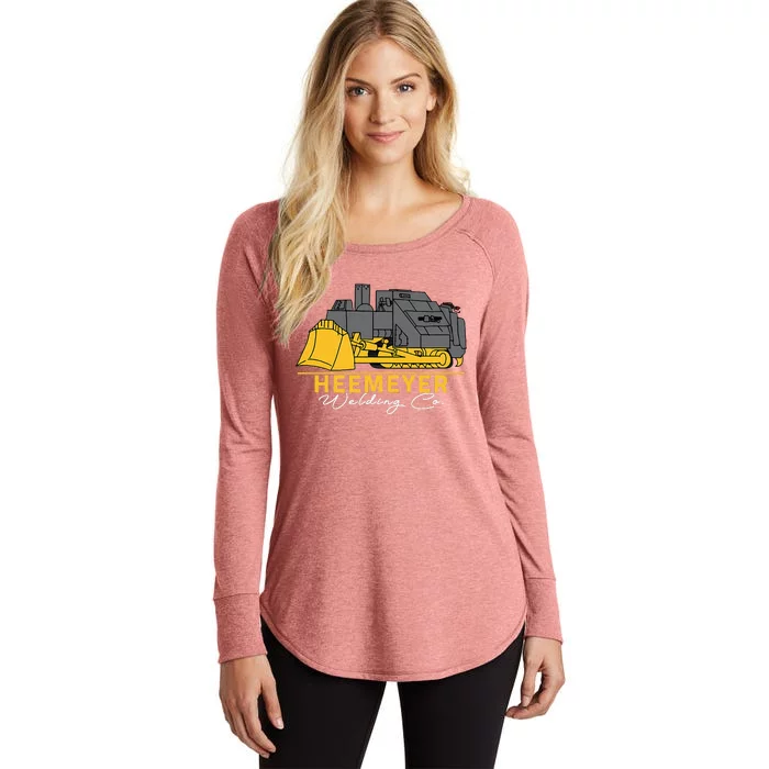 Heemeyer Welding Company Bulldozer Equipment Women's Perfect Tri Tunic Long Sleeve Shirt