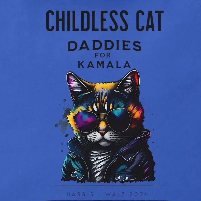 Harris Waltz Childless Cat Daddies For Kamala President 2024 Zip Tote Bag