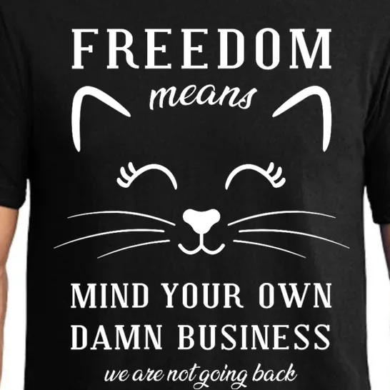 Harris Waltz Cat Lady Walz Mind Your Own Damn Business Pajama Set