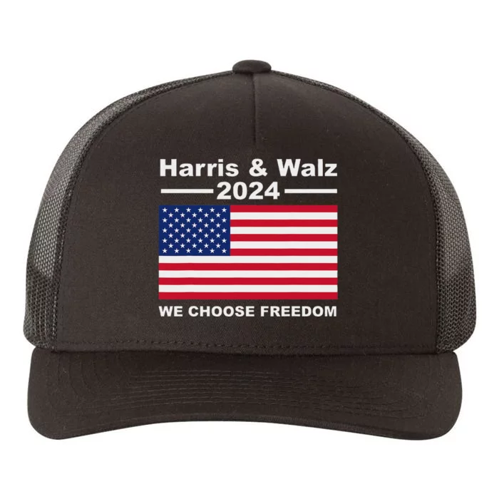 Harris & Waltz Campaign We Choose Freedom Yupoong Adult 5-Panel Trucker Hat