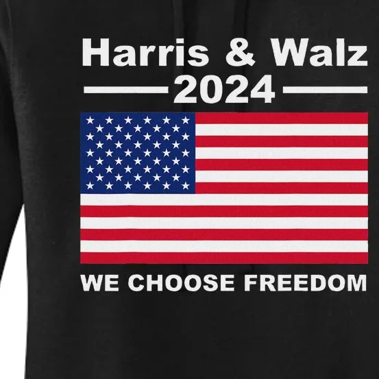 Harris & Waltz Campaign We Choose Freedom Women's Pullover Hoodie