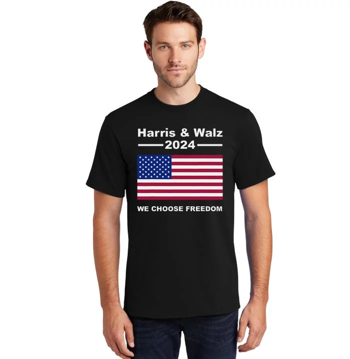 Harris & Waltz Campaign We Choose Freedom Tall T-Shirt