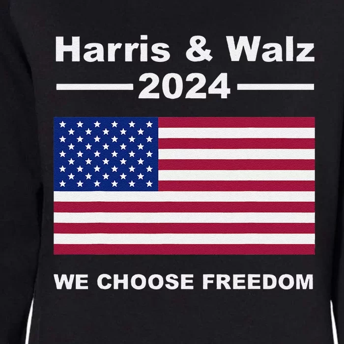 Harris & Waltz Campaign We Choose Freedom Womens California Wash Sweatshirt