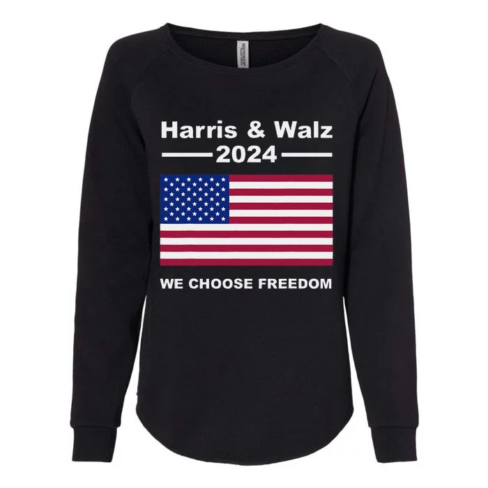 Harris & Waltz Campaign We Choose Freedom Womens California Wash Sweatshirt