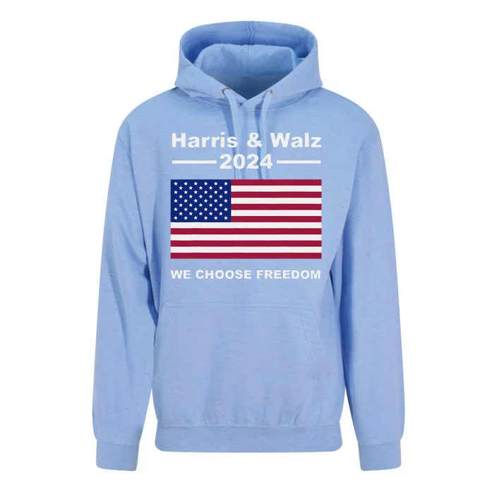 Harris & Waltz Campaign We Choose Freedom Unisex Surf Hoodie