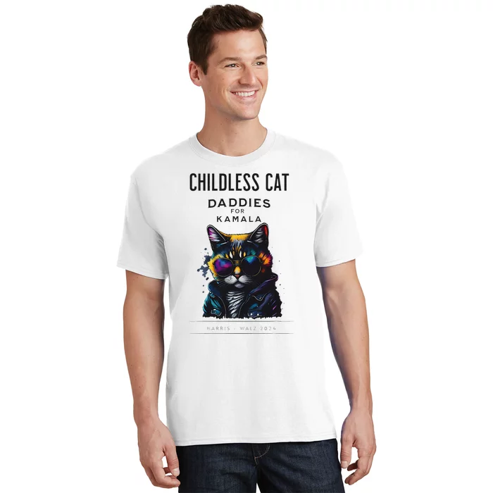 Harris Waltz Childless Cat Daddies T-Shirt