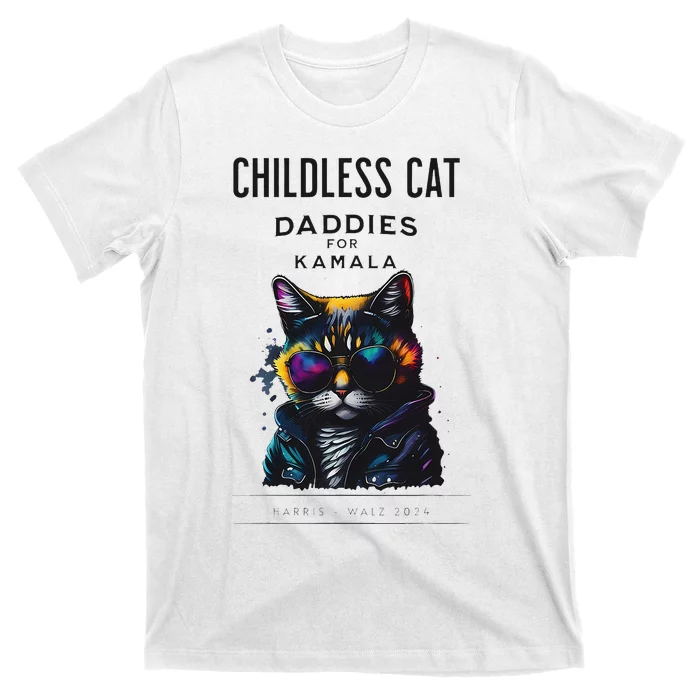 Harris Waltz Childless Cat Daddies T-Shirt