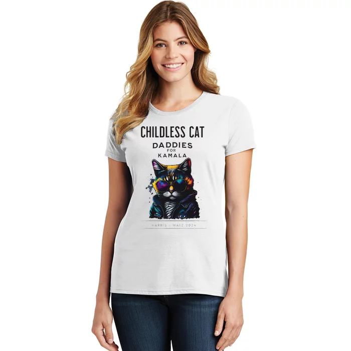 Harris Waltz Childless Cat Daddies Women's T-Shirt