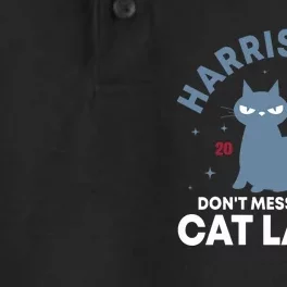 Harris Waltz DonT Mess With The Cat Ladies Kamala Tim Walz Dry Zone Grid Performance Polo