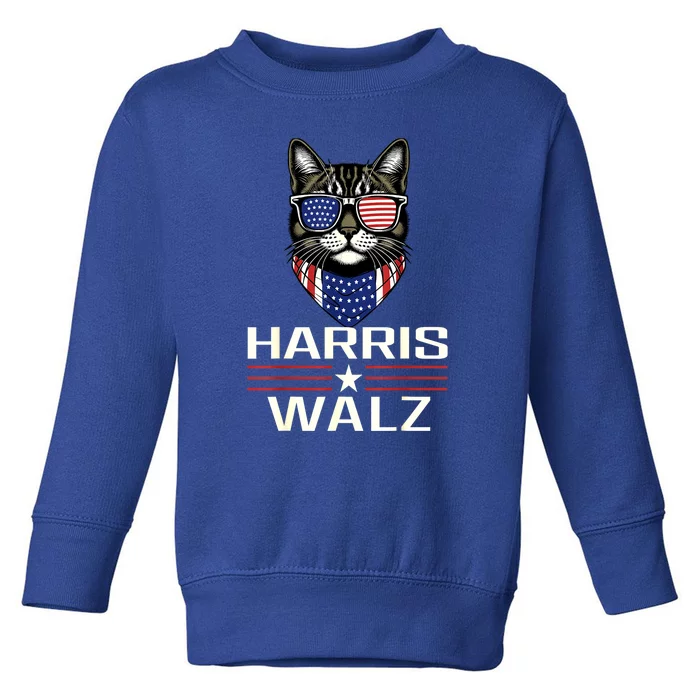 Harris Waltz Democratic Vp President Kamala Harris Walz 2024 Gift Toddler Sweatshirt