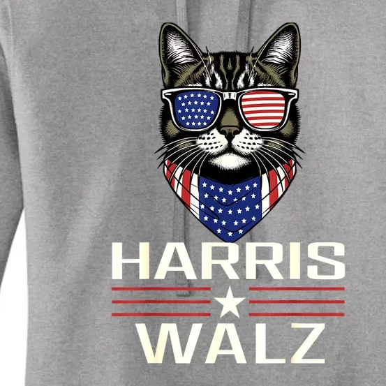 Harris Waltz Democratic Vp President Kamala Harris Walz 2024 Gift Women's Pullover Hoodie