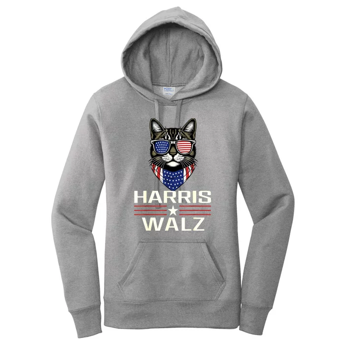 Harris Waltz Democratic Vp President Kamala Harris Walz 2024 Gift Women's Pullover Hoodie