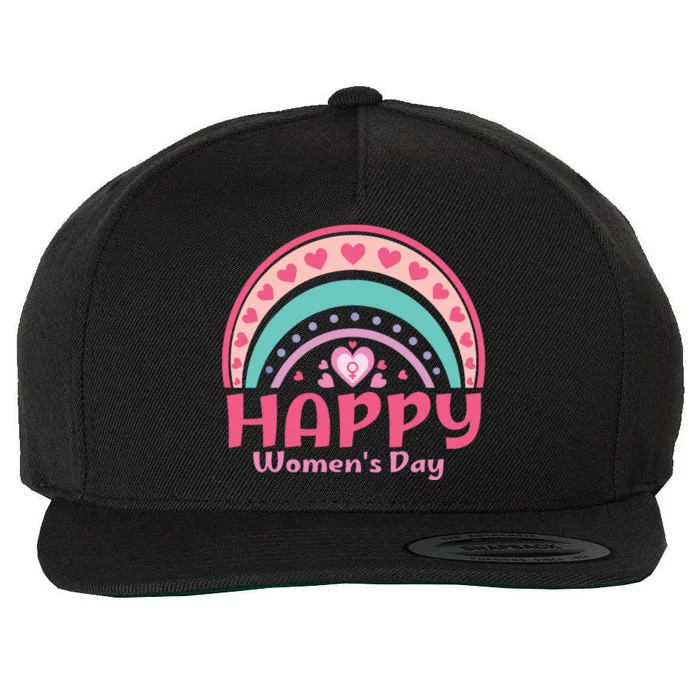 Happy Women Day International Women Day 8 March 2024 Wool Snapback Cap