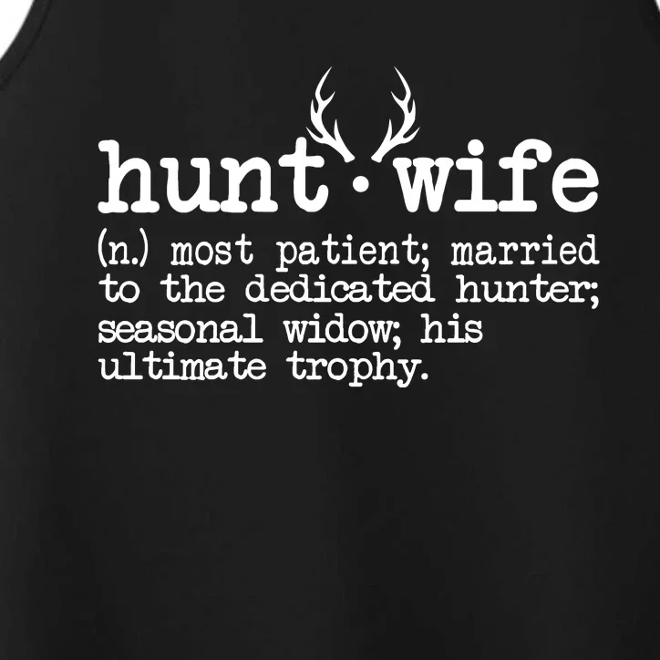 Hunt Wife Definition Married To The Dedicated Hunter Performance Tank