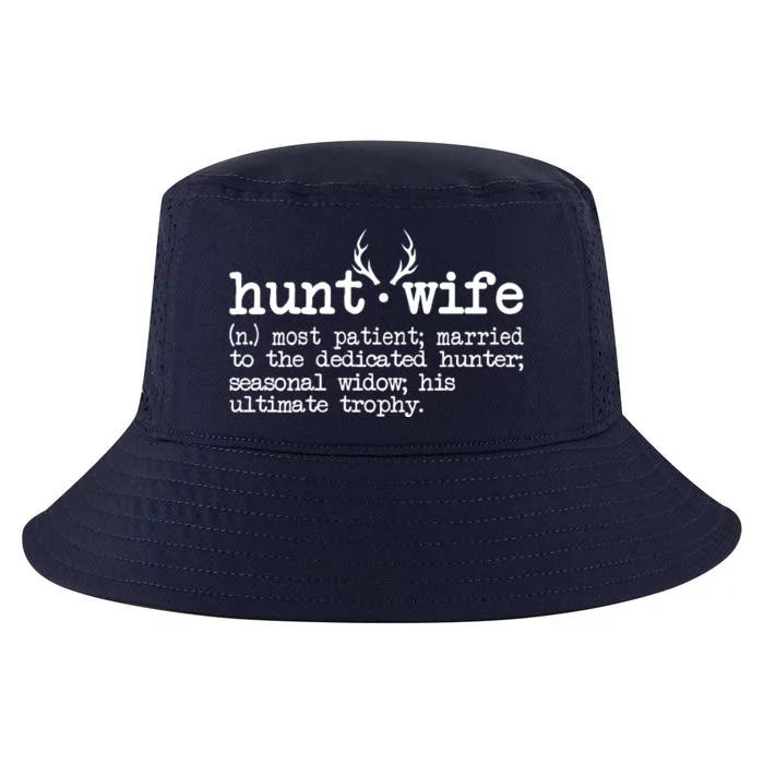 Hunt Wife Definition Married To The Dedicated Hunter Cool Comfort Performance Bucket Hat