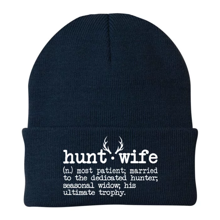 Hunt Wife Definition Married To The Dedicated Hunter Knit Cap Winter Beanie