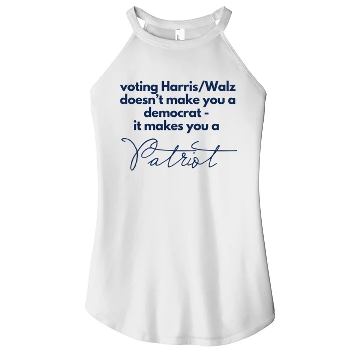 Harris Walz DoesnT Make You A Democrat Women’s Perfect Tri Rocker Tank