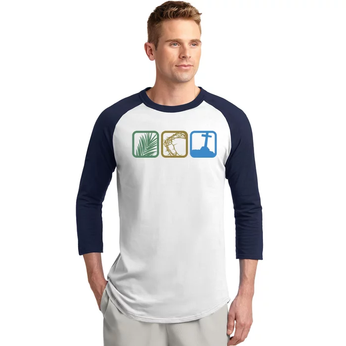 Holy Week Easter Jesus Baseball Sleeve Shirt