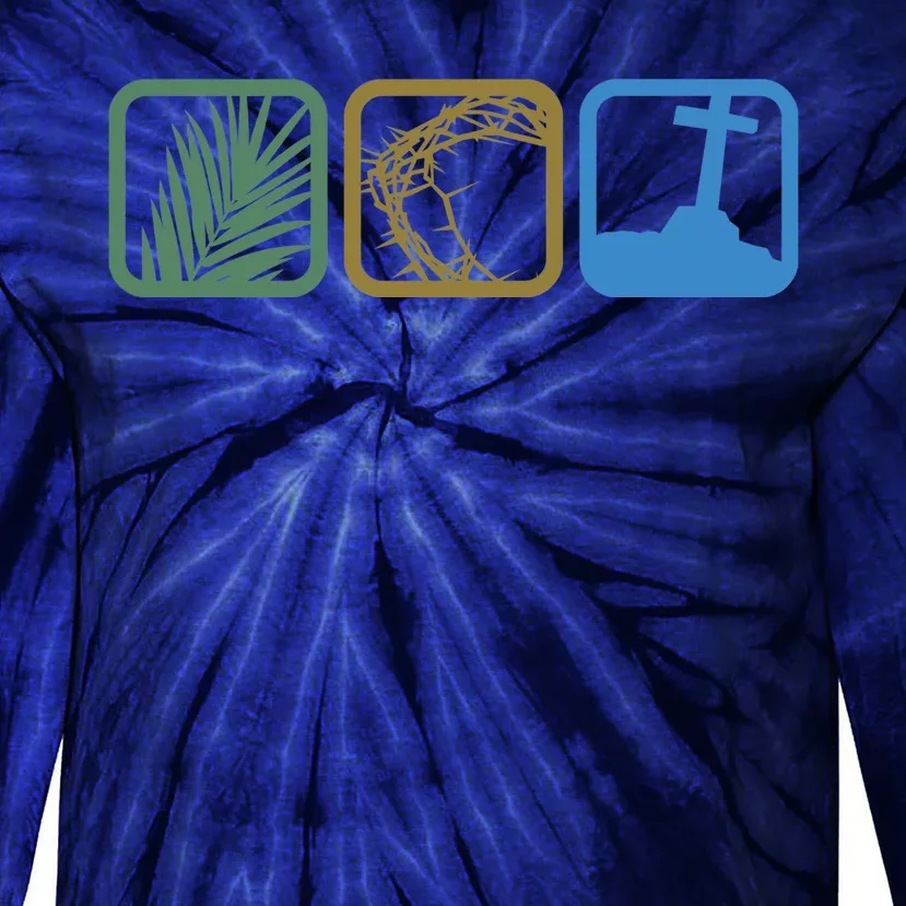 Holy Week Easter Jesus Tie-Dye Long Sleeve Shirt