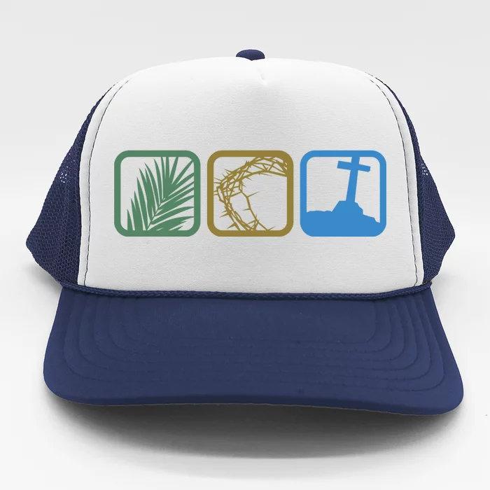 Holy Week Easter Jesus Trucker Hat