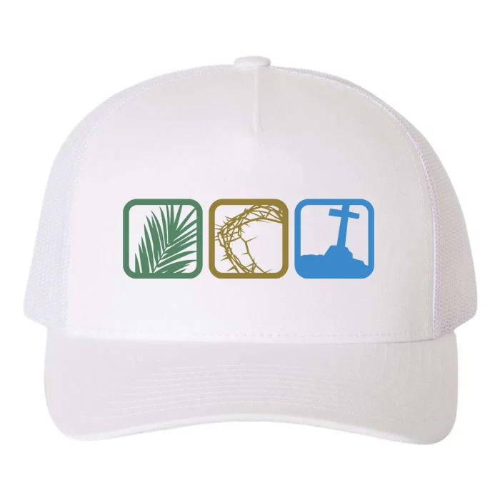 Holy Week Easter Jesus Yupoong Adult 5-Panel Trucker Hat