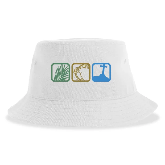 Holy Week Easter Jesus Sustainable Bucket Hat