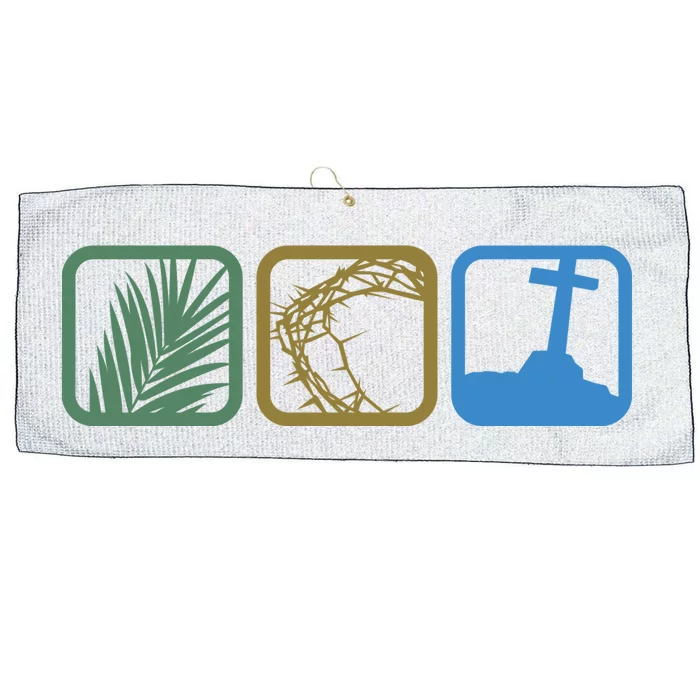 Holy Week Easter Jesus Large Microfiber Waffle Golf Towel