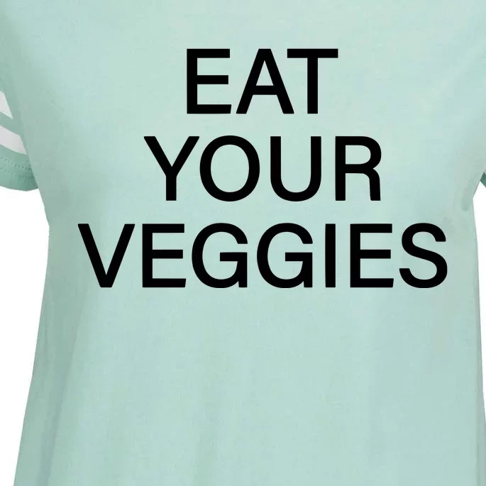 Hermusicx Wearing Eat Your Veggies Enza Ladies Jersey Football T-Shirt